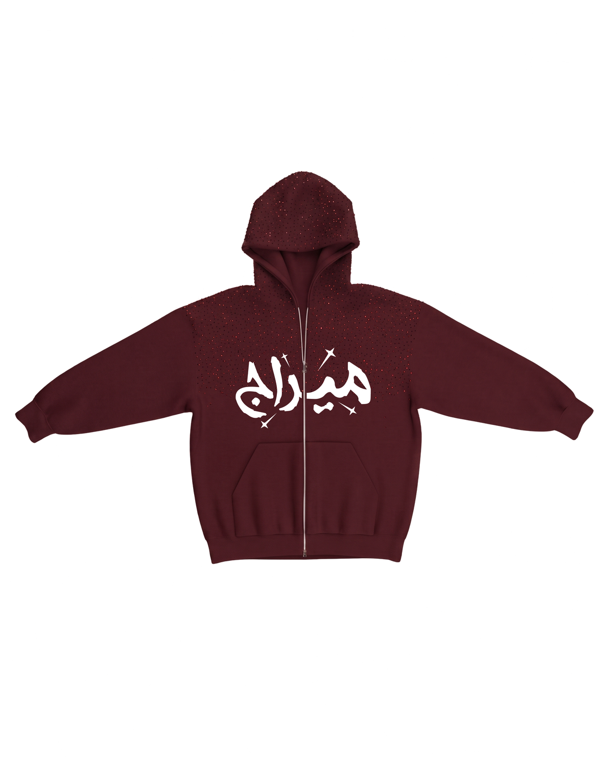 Burgundy Sky zip-up